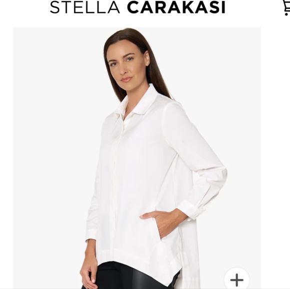 Stella Carakasi Works Every Time Shirt soft white size medium - Picture 1 of 13